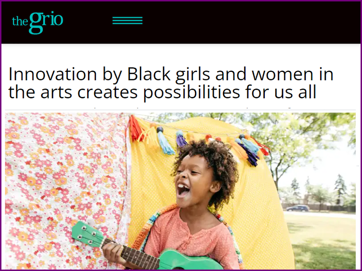 The Grio op-ed: Innovation by Black girls and women in the arts creates possibilities for us all